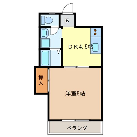 メゾン ド アサヒの物件間取画像